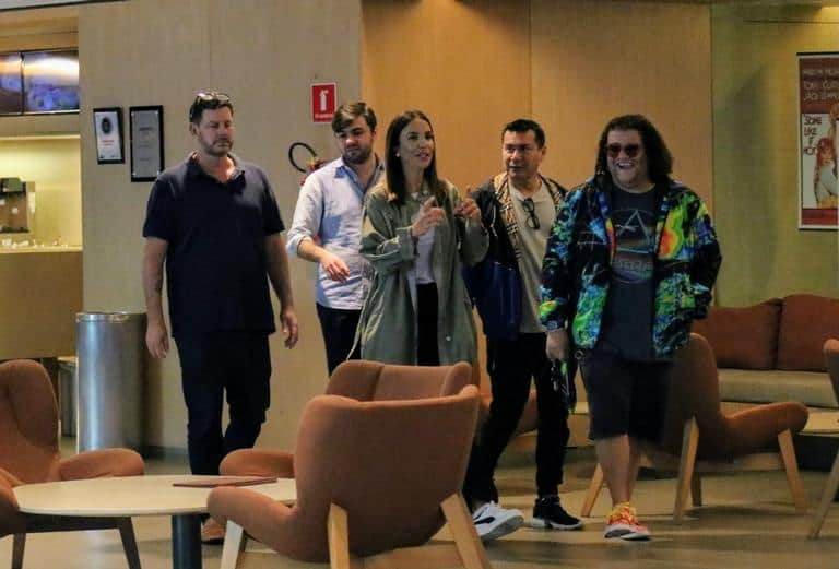 O famoso Gominho estava companhando o grupo de Ivete Sangalo O famoso Gominho estava companhando o grupo de Ivete Sangalo