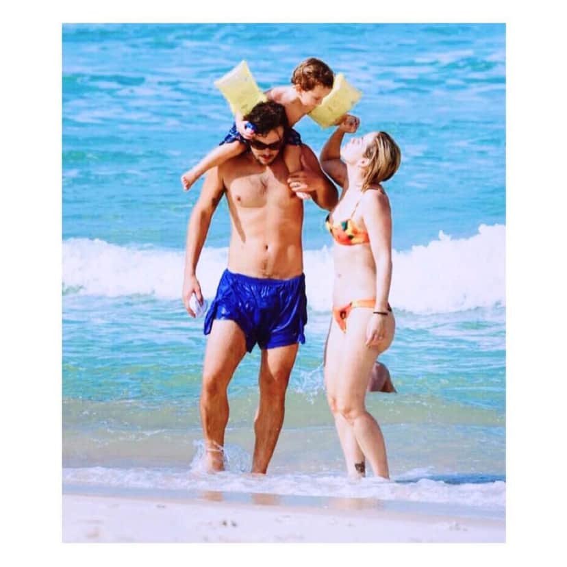 Paloma Duarte, Bruno Ferrari e o filho Paloma Duarte, Bruno Ferrari e o filho