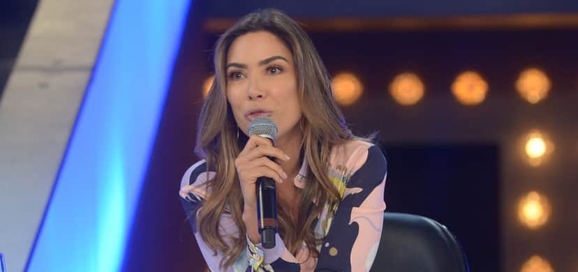 Patricia Abravanel durante coletiva de imprensa para o lançamento de seu mais novo programa no SBT, Topa ou Não Topa (Foto: Divulgação) Patricia Abravanel durante coletiva de imprensa para o lançamento de seu mais novo programa no SBT, Topa ou Não Topa (Foto: Divulgação)