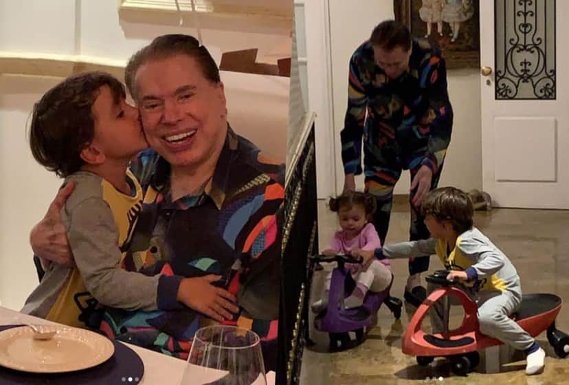 Silvio Santos apareceu com os netos em vídeo raro postado por Patrícia Abravanel Silvio Santos apareceu com os netos em vídeo raro postado por Patrícia Abravanel