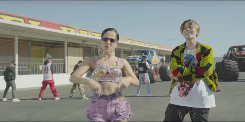 J-Hope, do BTS, lança música com a cantora Becky G (Foto: Reprodução) J-Hope, do BTS, lança música com a cantora Becky G (Foto: Reprodução)