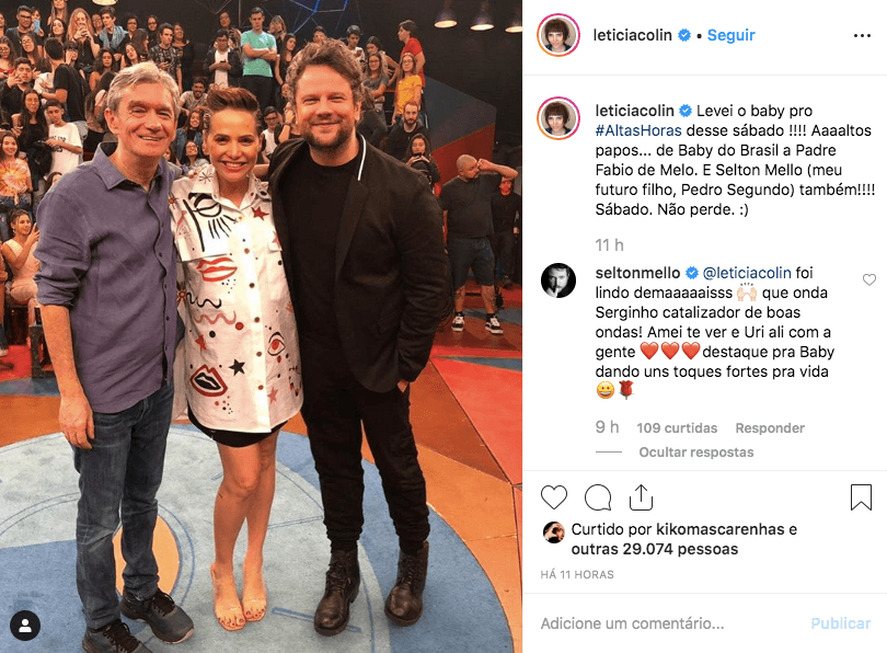 Letícia Colin, Selton Mello Letícia Colin, Selton Mello