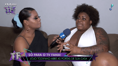 Jojo Todynho em entrevista para o TV Fama, da RedeTV!. Foto: Reprodução/RedeTV! Jojo Todynho em entrevista para o TV Fama, da RedeTV!. Foto: Reprodução/RedeTV!