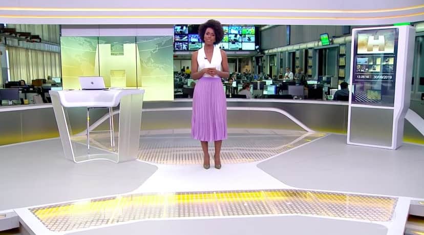 Maju Coutinho, Jornal Hoje, Globo Maju Coutinho, Jornal Hoje, Globo