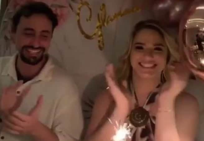 Gustavo e Glamour Garcia, a Britney de A Dona do Pedaço (Reprodução/Instagram) Gustavo e Glamour Garcia, a Britney de A Dona do Pedaço (Reprodução/Instagram)