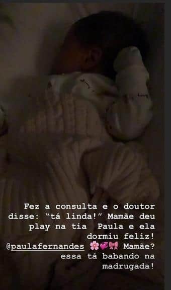 Publicação realizada por Claudia Leitte em seu stories no Instagram Publicação realizada por Claudia Leitte em seu stories no Instagram
