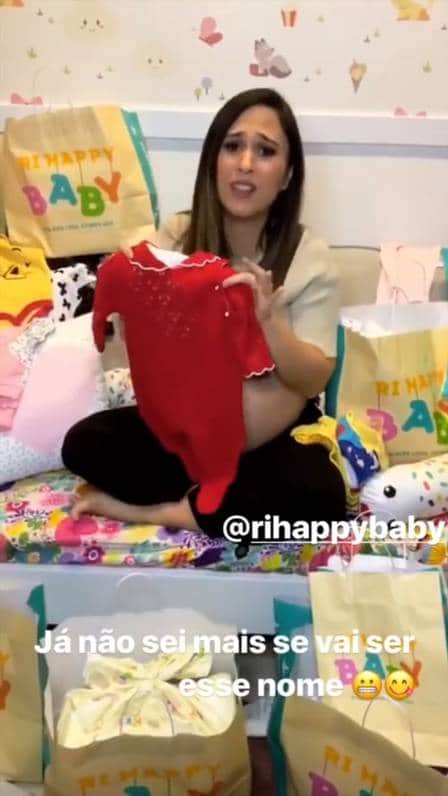 Tatá Werneck ainda não não sabe qual será o nome de sua filha (Foto: Reprodução Instagram) Tatá Werneck ainda não não sabe qual será o nome de sua filha (Foto: Reprodução Instagram)