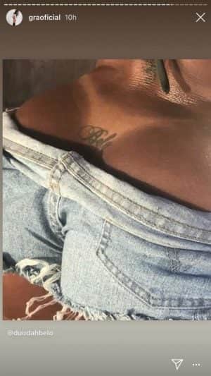 Tatuagem de Gracyanne Barbosa (Foto: Instagram) Tatuagem de Gracyanne Barbosa (Foto: Instagram)
