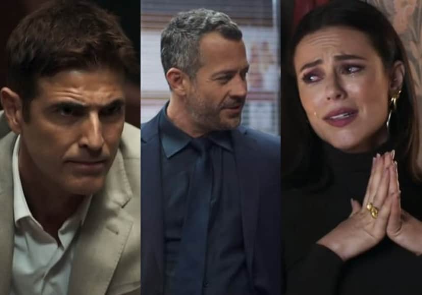 Régis (Reynaldo Gianecchini), Agno (Malvino Salvador) e Vivi Guedes (Paolla Oliveira) em destaque no capítulo da novela A Dona do Pedaço. (Foto: Reprodução) Régis (Reynaldo Gianecchini), Agno (Malvino Salvador) e Vivi Guedes (Paolla Oliveira) em destaque no capítulo da novela A Dona do Pedaço. (Foto: Reprodução)