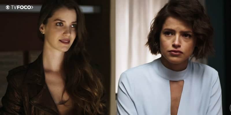Fabiana (Nathalia Dill) e Josiane (Agatha Moreira) vão se unir contra Maria da Paz em A Dona do Pedaço (Foto: Reprodução/Globo) Fabiana (Nathalia Dill) e Josiane (Agatha Moreira) vão se unir contra Maria da Paz em A Dona do Pedaço (Foto: Reprodução/Globo)