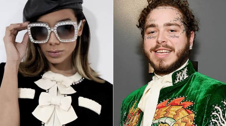 Anita e Post Malone podem fazer parceria em breve (Foto: Reprodução) Anita e Post Malone podem fazer parceria em breve (Foto: Reprodução)