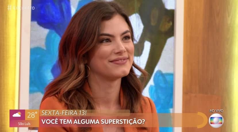 Bruna Hamu foi convidada por Fátima para ir ao Encontro A Dona do Pedaço Bruna Hamu foi convidada por Fátima para ir ao Encontro A Dona do Pedaço