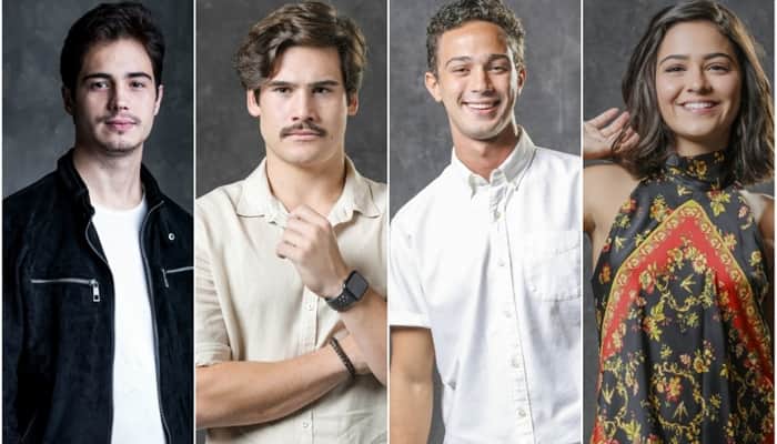 Danilo Mesquita (Carlos), Nicolas Prattes (Alfredo), André Luiz Frambach (Julinho) e Giullia Buscacio (Isabel) em Éramos Seis (Foto: Globo/Raquel Cunha) Danilo Mesquita (Carlos), Nicolas Prattes (Alfredo), André Luiz Frambach (Julinho) e Giullia Buscacio (Isabel) em Éramos Seis (Foto: Globo/Raquel Cunha)