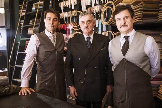 Na imagem divulgada pela Globo estão os atores Werner Schünemann, Antonio Calloni e Ricardo Pereira com trajes de seus personagens da novela Éramos Seis Na imagem divulgada pela Globo estão os atores Werner Schünemann, Antonio Calloni e Ricardo Pereira com trajes de seus personagens da novela Éramos Seis