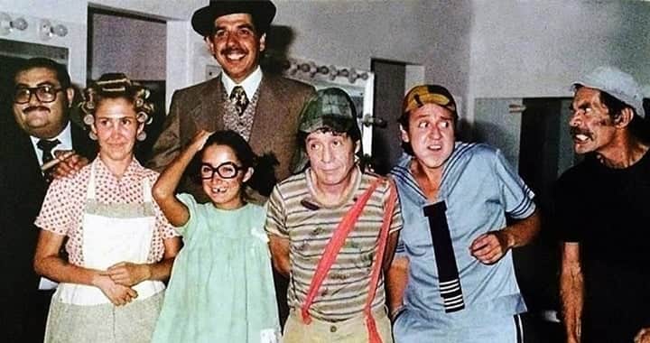 Parte do elenco de Chaves reunido. (Foto: Reprodução) Parte do elenco de Chaves reunido. (Foto: Reprodução)
