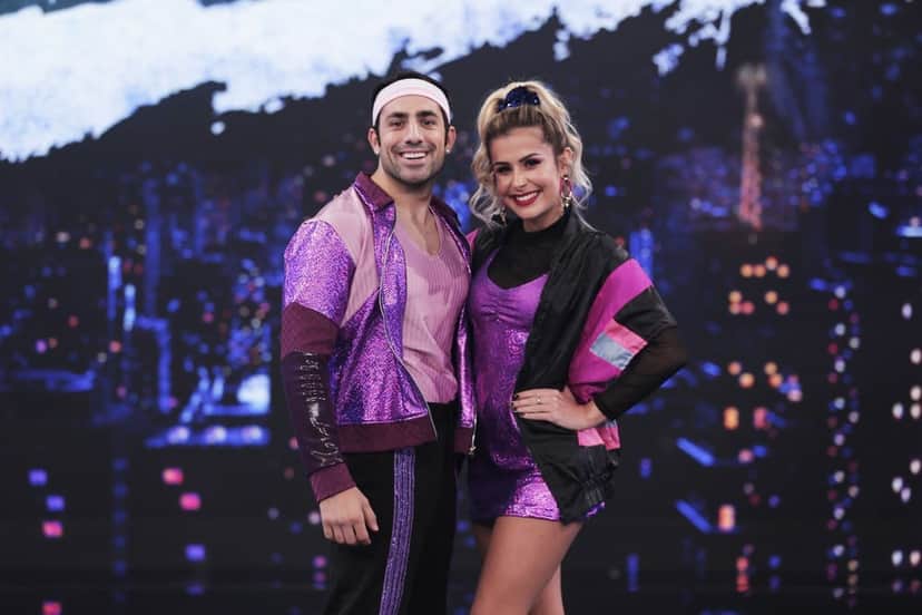 O ator Kaysar Dadour e sua professora (Foto: Joca Costa/ Globo) O ator Kaysar Dadour e sua professora (Foto: Joca Costa/ Globo)