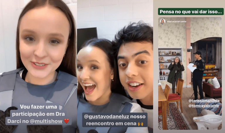 Larissa Manoela, do SBT, participando da nova temporada de Dr. Darci, do Multishow (Foto: Reprodução) Larissa Manoela, do SBT, participando da nova temporada de Dr. Darci, do Multishow (Foto: Reprodução)