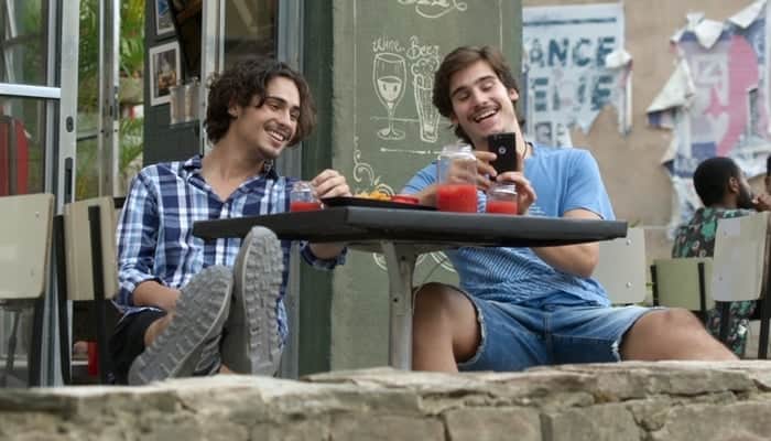 Danilo Mesquita (Nicolau) e Nicolas Prattes (Zac) em cena de Rock Story (Foto: Divulgação/Globo) Danilo Mesquita (Nicolau) e Nicolas Prattes (Zac) em cena de Rock Story (Foto: Divulgação/Globo)