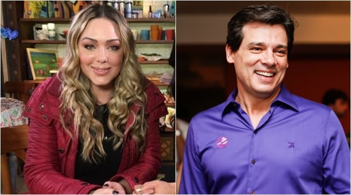 Cantora Tânia Mara já teve "paixão platônica" por Celso Portiolli. (Foto: Montagem/Divulgação) Cantora Tânia Mara já teve "paixão platônica" por Celso Portiolli. (Foto: Montagem/Divulgação)