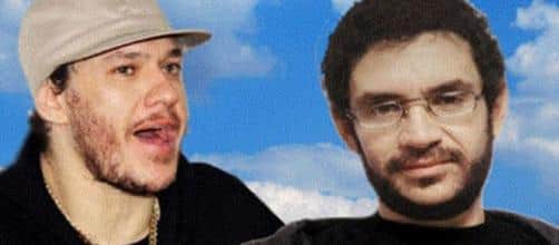 Os cantores Cazuza e Chorão. Foto: Reprodução Os cantores Cazuza e Chorão. Foto: Reprodução