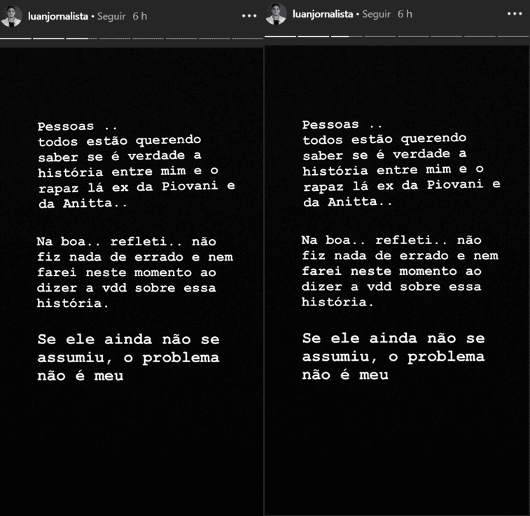 Supostas conversas entre Scooby e jornalista (Foto: Reprodução) Supostas conversas entre Scooby e jornalista (Foto: Reprodução)