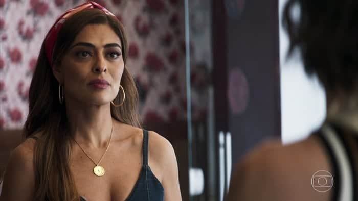 Maria da Paz (Juliana Paes) e Josiane (Agatha Moreira) em A Dona do Pedaço (Foto: Reprodução/Globo) Maria da Paz (Juliana Paes) e Josiane (Agatha Moreira) em A Dona do Pedaço (Foto: Reprodução/Globo)
