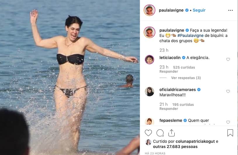 Paula Lavigne posta foto de biquíni e afronta Luana Piovani. Foto: Reprodução Paula Lavigne posta foto de biquíni e afronta Luana Piovani. Foto: Reprodução
