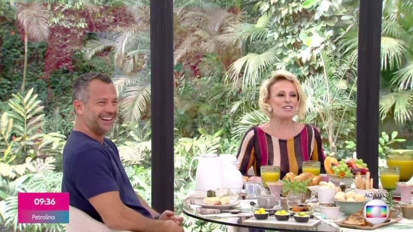 Malvino Salvador, Ana Maria Braga, A Dona do Pedaço Malvino Salvador, Ana Maria Braga, A Dona do Pedaço