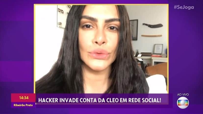 Cleo Pires fala sobre o sufoco que passou ao ter seu Instagram Invadido, no programa Se Joga da Globo (Imagem: Reprodução) Cleo Pires fala sobre o sufoco que passou ao ter seu Instagram Invadido, no programa Se Joga da Globo (Imagem: Reprodução)