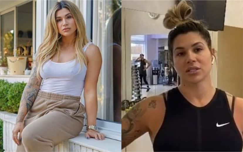 Dani Souza surgiu irreconhecível após ganhar 10 quilos (Foto: Divulgação / Montagem / TV Foco) Dani Souza surgiu irreconhecível após ganhar 10 quilos (Foto: Divulgação / Montagem / TV Foco)