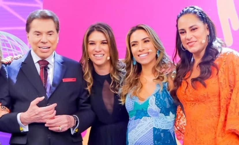 Silvio Santos e as filhas, Rebeca, Patrícia e Silvia (Foto: Reprodução/SBT) Silvio Santos e as filhas, Rebeca, Patrícia e Silvia (Foto: Reprodução/SBT)