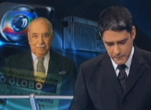 William Bonner vai às lagrimas em edição história do Jornal Nacional (Imagem: Reprodução) William Bonner vai às lagrimas em edição história do Jornal Nacional (Imagem: Reprodução)