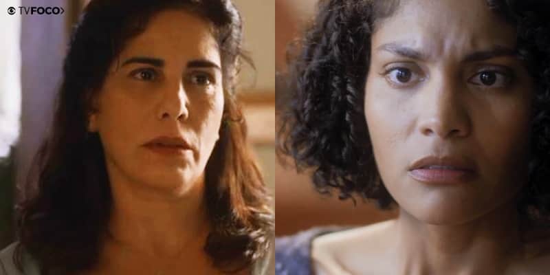 Lola discute com Shirley em Éramos Seis Lola discute com Shirley em Éramos Seis