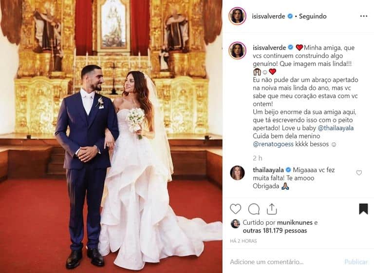 Isis Valverde (Instagram/Reprodução) Isis Valverde (Instagram/Reprodução)