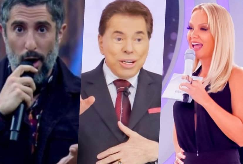 Marcos Mion, Silvio Santos e Eliana receberam previsões de famosa sensitiva (Foto montagem: TV Foco) Marcos Mion, Silvio Santos e Eliana receberam previsões de famosa sensitiva (Foto montagem: TV Foco)