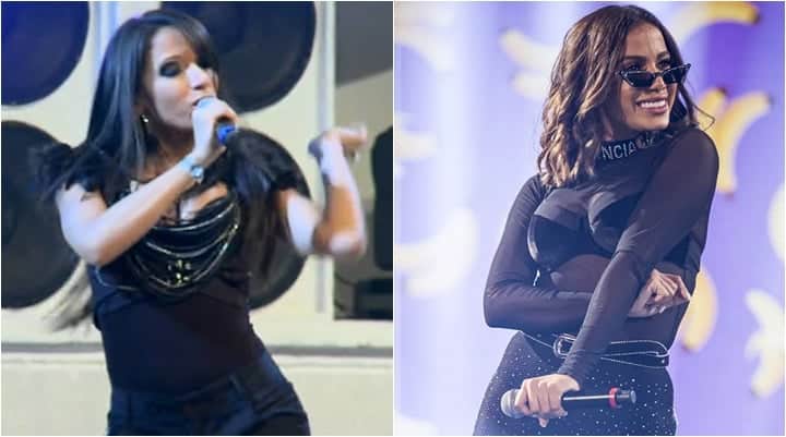 Após nove anos de carreira, Anitta faz seu primeiro show no Rock in Rio. (Foto: Montagem/Reprodução) Após nove anos de carreira, Anitta faz seu primeiro show no Rock in Rio. (Foto: Montagem/Reprodução)