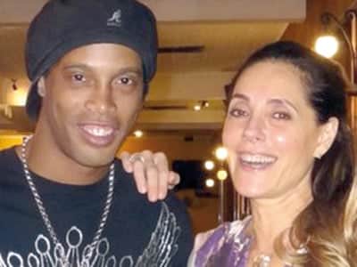 Ronaldinho Gaúcho e Christiane Torloni Ronaldinho Gaúcho e Christiane Torloni