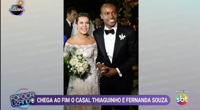 Leo Dias comenta término de Thiaguinho e Fernanda Souza. Foto: Reprodução/SBT Leo Dias comenta término de Thiaguinho e Fernanda Souza. Foto: Reprodução/SBT