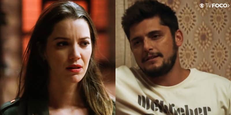 Fabiana e William em cena de A Dona do Pedaço Fabiana e William em cena de A Dona do Pedaço