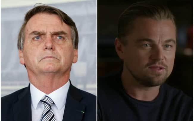 Bolsonaro acusa Leonardo DiCaprio de queimadas na Amazônia (Foto: Reprodução) Bolsonaro acusa Leonardo DiCaprio de queimadas na Amazônia (Foto: Reprodução)