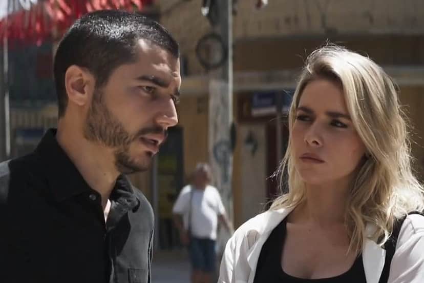 Camilo e Yohana em cena da novela A Dona do Pedaço (Foto: Reprodução) Camilo e Yohana em cena da novela A Dona do Pedaço (Foto: Reprodução)
