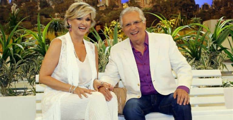 Carlos Alberto de Nóbrega e Andréa de Nóbrega já foram casados (Foto: Divulgação/SBT) Carlos Alberto de Nóbrega e Andréa de Nóbrega já foram casados (Foto: Divulgação/SBT)