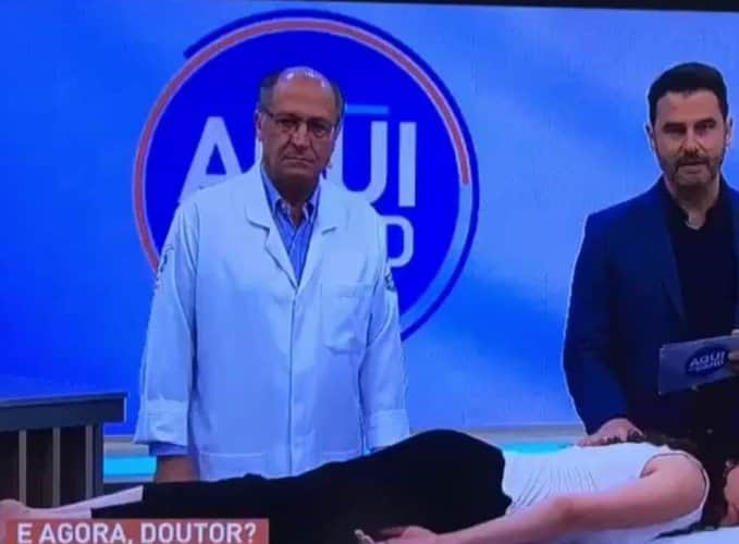 Geraldo Alckmin em programa na TV (Foto: Reprodução/ Band) Geraldo Alckmin em programa na TV (Foto: Reprodução/ Band)