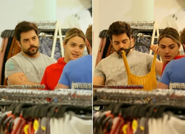 Glamour Garcia e Pedro Carvalho são flagrados fazendo compras em um shopping do Rio de Janeiro (Foto: Edson Aipim / AgNews) Glamour Garcia e Pedro Carvalho são flagrados fazendo compras em um shopping do Rio de Janeiro (Foto: Edson Aipim / AgNews)