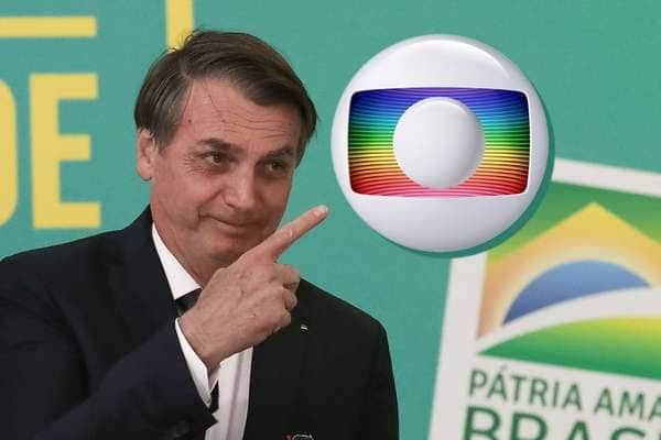 Bolsonaro está em pé de guerra com a Globo (Foto: Reprodução) Bolsonaro está em pé de guerra com a Globo (Foto: Reprodução)