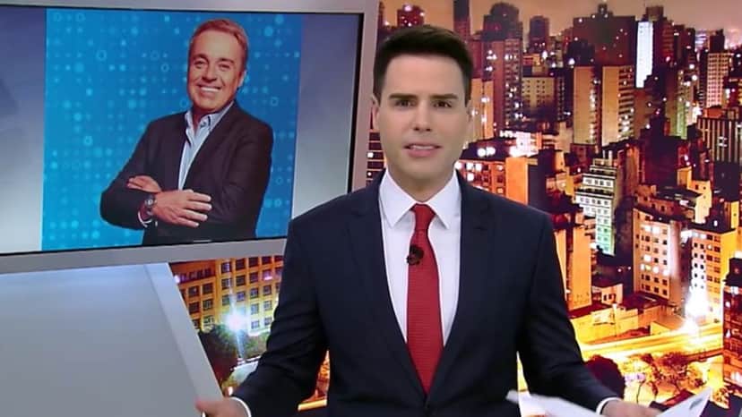 Luiz Bacci se emociona ao revelar segredo do Gugu durante um dos últimos encontros que teve com o apresentador da Record (Imagem: Reprodução) Luiz Bacci se emociona ao revelar segredo do Gugu durante um dos últimos encontros que teve com o apresentador da Record (Imagem: Reprodução)