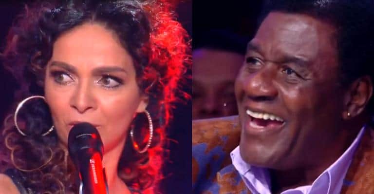 Claudia Ohana é eliminada após climão com Tony Tornado no Popstar (Foto: Reprodução/TV Globo) Claudia Ohana é eliminada após climão com Tony Tornado no Popstar (Foto: Reprodução/TV Globo)