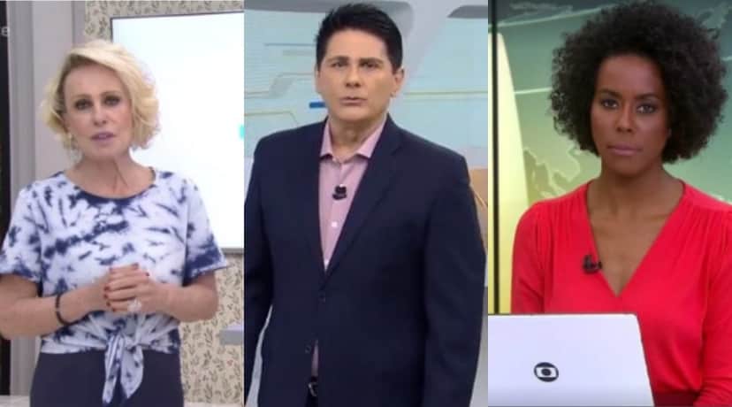 Ana Maria Braga, César Filho e Maju Coutinho. Foto: Reprodução AUDIÊNCIA, AUDIÊNCIAS gugu Ana Maria Braga, César Filho e Maju Coutinho. Foto: Reprodução AUDIÊNCIA, AUDIÊNCIAS gugu