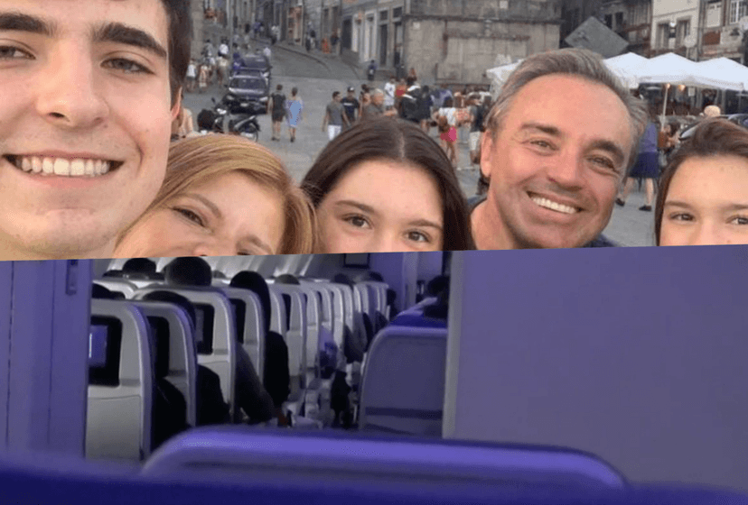 Família de Gugu veio em avião junto com o corpo do apresentador (Foto montagem) Família de Gugu veio em avião junto com o corpo do apresentador (Foto montagem)