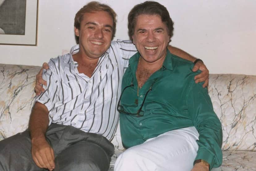Gugu Liberato e seu eterno padrinho na TV, Silvio Santos (Foto: Reprodução) Gugu Liberato e seu eterno padrinho na TV, Silvio Santos (Foto: Reprodução)